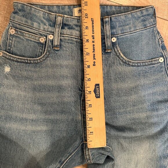 MADEWELL WOMENS DENIM JEANS CURVY PERFECT VINTAGE JEAN SIZE 23 - Picture 5 of 9